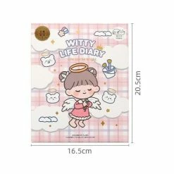 Accessories Kawaii Witty Life Friends Travelling Journal Set