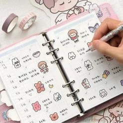 Accessories Kawaii Witty Life Friends Travelling Journal Set