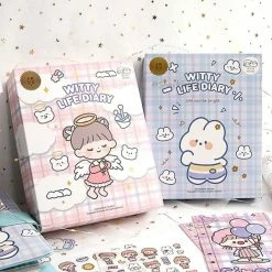 Accessories Kawaii Witty Life Friends Travelling Journal Set
