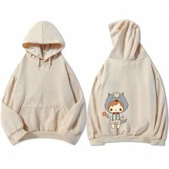 Apparel Kawaii Wolf Boy Part-Cotton Hoodie