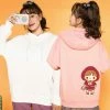 Apparel Kawaii Wolf Boy's Girlfriend Hoodie