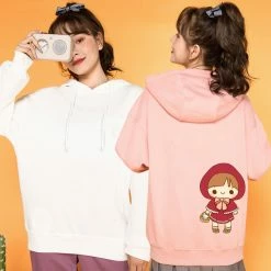 Apparel Kawaii Wolf Boy's Girlfriend Hoodie