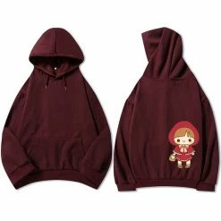 Apparel Kawaii Wolf Boy's Girlfriend Hoodie