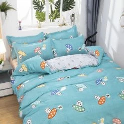Home Decor Kawaiies Cute Mushrooms Bedding Set Home & Pets