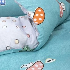 Home Decor Kawaiies Cute Mushrooms Bedding Set Home & Pets