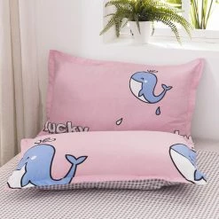 Home Decor Kawaiies Lucky Whale Bedding Set