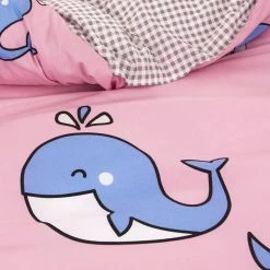 Home Decor Kawaiies Lucky Whale Bedding Set