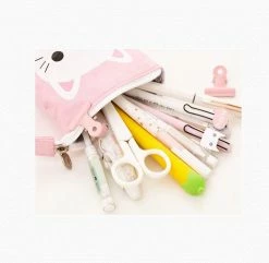 Accessories Stationery Kitty Cat Telescopic Pencil Case à La Mode