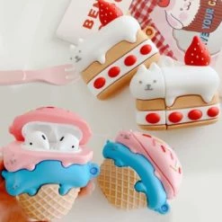 Accessories Kitty Desserts Airpods Case (1&2&Pro)