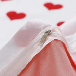 Home Decor Home & Pets Korean Cute Bunny Loves Strawberries Bedding Set