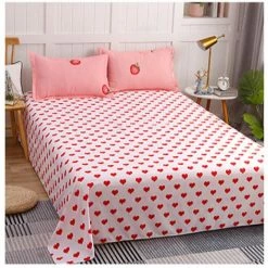 Home Decor Home & Pets Korean Sweet Strawberry Print Supreme Polyester Bedding Set