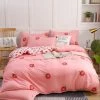 Home Decor Home & Pets Korean Sweet Strawberry Print Supreme Polyester Bedding Set