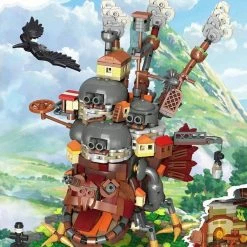 Kawaiies Sales 28 Build It Large Howl's Moving Castle Building Set