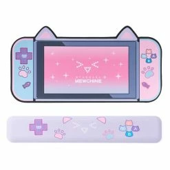 Accessories Large Pink Kawaii Gaming Cat Print Mouse Pad