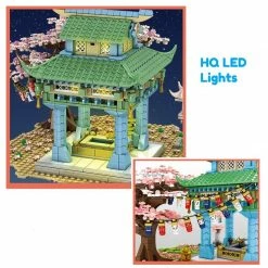 Build It Light Up Romantic Japanese Hakone Shrine With Sakura Tree