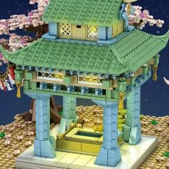 Build It Light Up Romantic Japanese Hakone Shrine With Sakura Tree