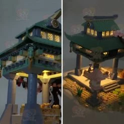 Build It Light Up Romantic Japanese Hakone Shrine With Sakura Tree