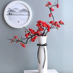 Home Decor Long Artificial Plastic Sakura Cherry Tree Branch