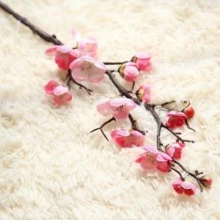 Home Decor Long Artificial Plastic Sakura Cherry Tree Branch 10 Home Decor Long Artificial Plastic Sakura Cherry Tree Branch