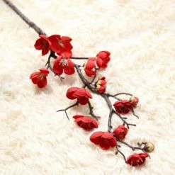 Home Decor Long Artificial Plastic Sakura Cherry Tree Branch 12 Home Decor Long Artificial Plastic Sakura Cherry Tree Branch