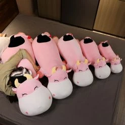 Soft Toy Long Chubby Snuggly Cow