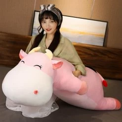 Soft Toy Long Chubby Snuggly Cow