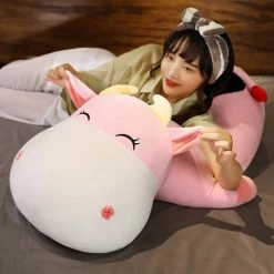 Soft Toy Long Chubby Snuggly Cow