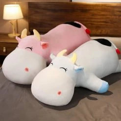 Soft Toy Long Chubby Snuggly Cow