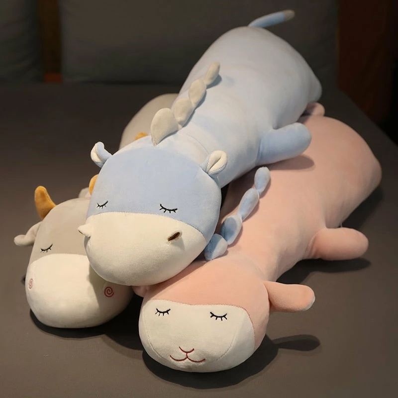 Soft Toy Long Cuddly Hippo Cow Sheep Plushies Plush & Toys 3 Soft Toy Long Cuddly Hippo Cow Sheep Plushies Plush & Toys