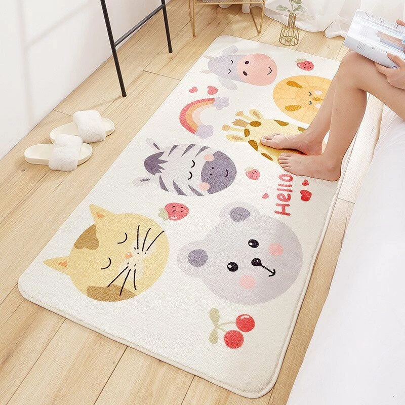 Home Decor Long Fluffy Zoo Day Bedroom Rugs 6 Home Decor Long Fluffy Zoo Day Bedroom Rugs