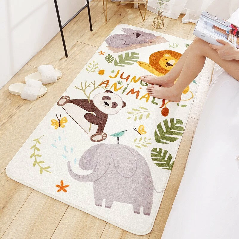 Home Decor Long Fluffy Zoo Day Bedroom Rugs 5 Home Decor Long Fluffy Zoo Day Bedroom Rugs