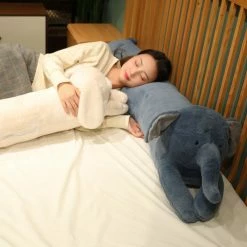Soft Toy Long Furry Cuddly Cat Bunny Elephant Pig Plushies Plush & Toys