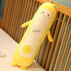 Soft Toy Long Snuggly Fruit Kawaii Faces Plushie Plush & Toys