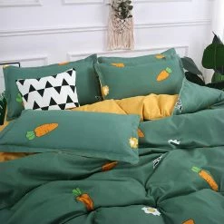 Home Decor Love For Carrots Supreme Bedding Set