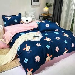 Home Decor Lovely Cute Pig Print Bedding Set Home & Pets