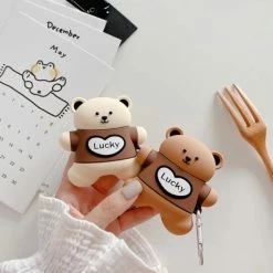 Accessories Lucky Bear Airpods Case (1&2)