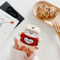 Accessories Lucky Bear Airpods Case (1&2)