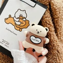 Accessories Lucky Bear Airpods Case (1&2)