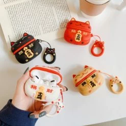 Accessories Lucky Cat Airpods Case (1&2&3&Pro)