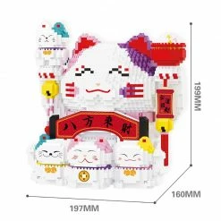 Build It Lucky Fortune Nano Cat Building Set
