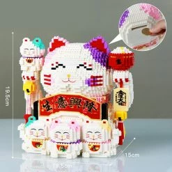 Build It Lucky Fortune Nano Cat Building Set