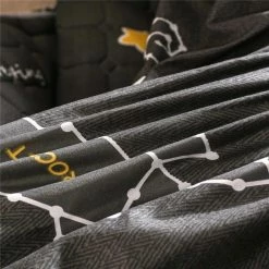 Home Decor Home & Pets Luxury Black Space Theme Quilted Fitted Bedsheet 19 Home Decor Home & Pets Luxury Black Space Theme Quilted Fitted Bedsheet