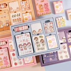 Kawaiies Sales 20 Accessories Adorable 'Mao Mao' Travelling Journal Set