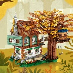Build It Micro Forest Tree House Building Set