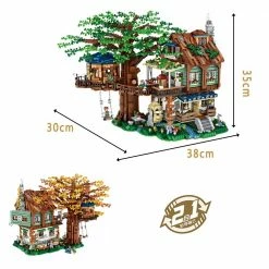 Build It Micro Forest Tree House Building Set