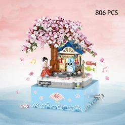 Build It Micro Japanese Sakura Cherry Tree Music Box