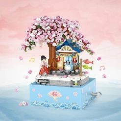 Build It Micro Japanese Sakura Cherry Tree Music Box