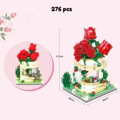 Build It Micro Roses Daffodils Lily And Chrysanthemums Stores