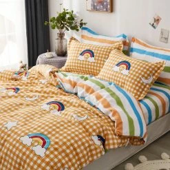 Home Decor Home & Pets Millions Of Happy Rainbows Supreme Polyester Bedding Set