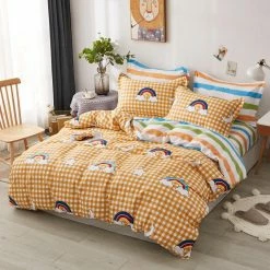 Home Decor Home & Pets Millions Of Happy Rainbows Supreme Polyester Bedding Set